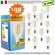 10 X Lampada Goccia SunSeed 12W a Filamento LED E27 Luce Naturale 4000K 1700 lumen