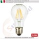 4 X Lampada Goccia SunSeed 8W a Filamento LED E27 Luce Calda 2700K