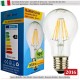 10 X Lampada Goccia SunSeed 8W a Filamento LED E27 Luce Naturale 4000K