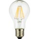 6 X Lampada Goccia SunSeed 10W a Filamento LED E27 Luce Calda 2700K