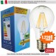 20 X Lampada Goccia SunSeed 10W a Filamento LED E27 Luce Calda 2700K