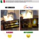 6 X Lampadina Goccia SunSeed 8W a Filamento LED E27 Luce Calda 2700K
