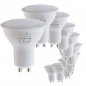 SunSeed 10x GU10 6W, LAMPADINA LED FARETTO, Luce Calda 3000K 490 Lumen 120°