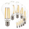 SunSeed, 10 X E27 16W LAMPADINA LED GOCCIA A75 A FILAMENTO LED IN ZAFFIRO SINTETICO Luce calda 2700K 2300 Lumen