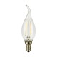 4 X Lampadina Colpo di Vento SunSeed 2W a Filamento LED in Zaffiro Sintetico E14 Luce Calda 2700K