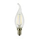 10 X Lampadina Colpo di Vento SunSeed 2W a Filamento LED in Zaffiro Sintetico E14 Luce Naturale 4000K