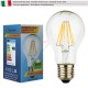 6 X Lampadina Goccia SunSeed 6W a Filamento LED in Zaffiro Sintetico E27 Luce Calda 2700K
